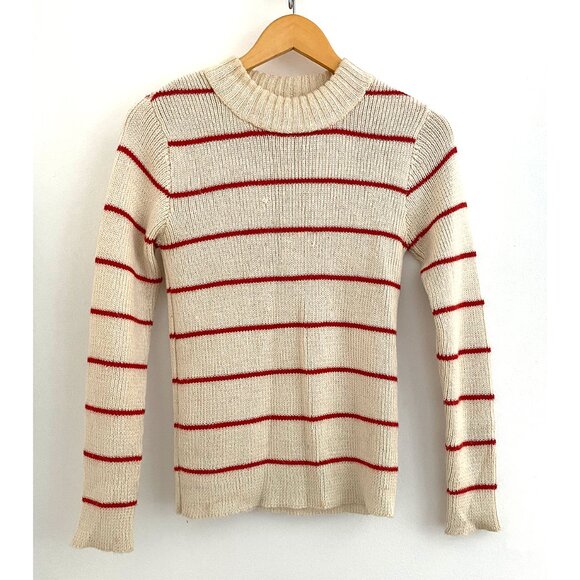 SOLOSIX 100% Alpaca Striped Sweater – Size S - Picture 1 of 7